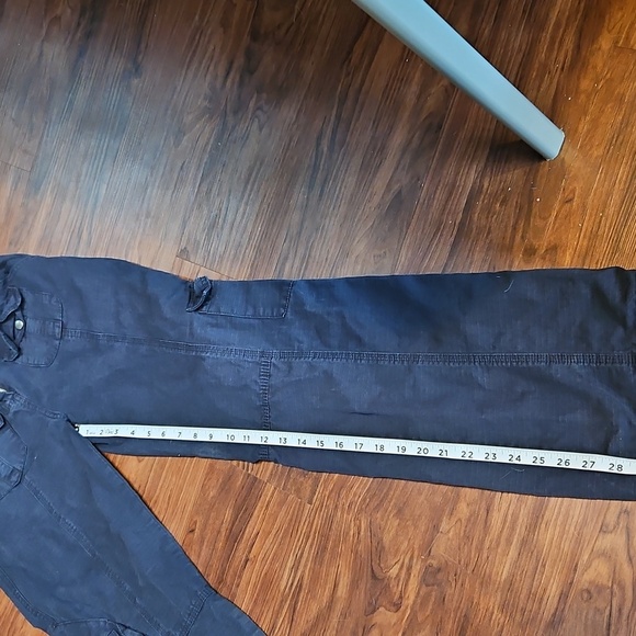 Brandy Melville Navy Cargo Pants, One Size - Picture 5 of 8